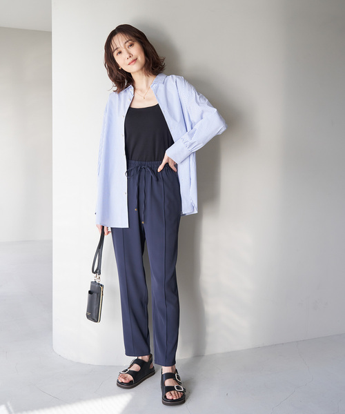 ROPE' PICNIC（ロペピクニック）の「カップ付きインナーキャミソール（キャミソール・レディース・ベージュ系その他/ブラック・38/40）」の11枚目の写真