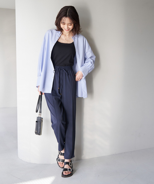 ROPE' PICNIC（ロペピクニック）の「カップ付きインナーキャミソール（キャミソール・レディース・ベージュ系その他/ブラック・38/40）」の3枚目の写真