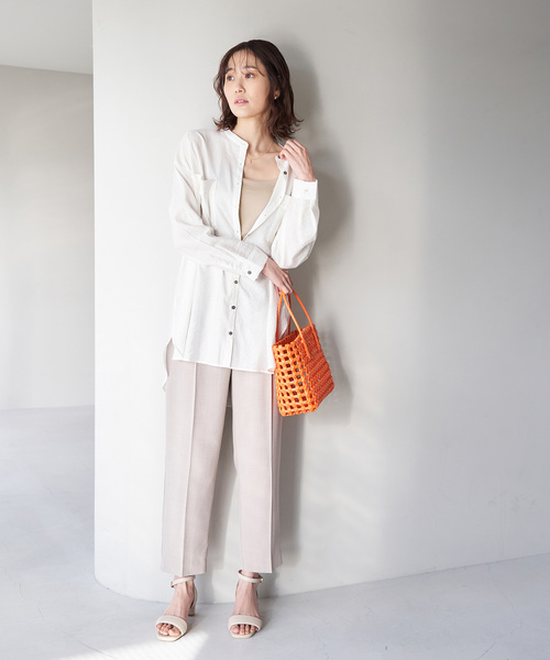 ROPE' PICNIC（ロペピクニック）の「カップ付きインナーキャミソール（キャミソール・レディース・ベージュ系その他/ブラック・38/40）」の14枚目の写真