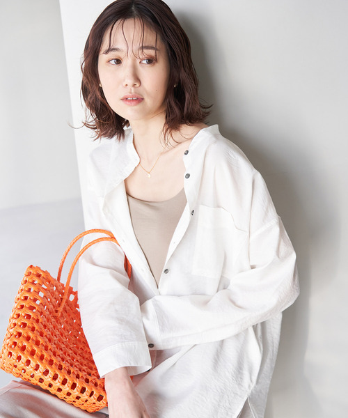 ROPE' PICNIC（ロペピクニック）の「カップ付きインナーキャミソール（キャミソール・レディース・ベージュ系その他/ブラック・38/40）」の18枚目の写真