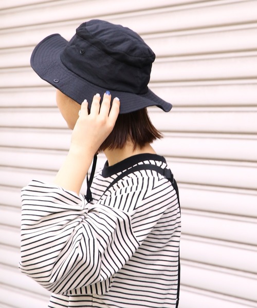 Franklin Climbing（フランクリンクライミング）の「【Franklin Climbing】 サファリハット（ハット・レディース・ブラック/サンドベージュ・ONE SIZE）」の20枚目の写真