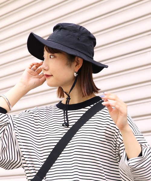 Franklin Climbing（フランクリンクライミング）の「【Franklin Climbing】 サファリハット（ハット・レディース・ブラック/サンドベージュ・ONE SIZE）」の17枚目の写真