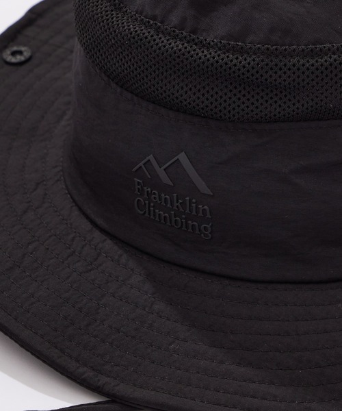 Franklin Climbing（フランクリンクライミング）の「【Franklin Climbing】 サファリハット（ハット・レディース・ブラック/サンドベージュ・ONE SIZE）」の5枚目の写真
