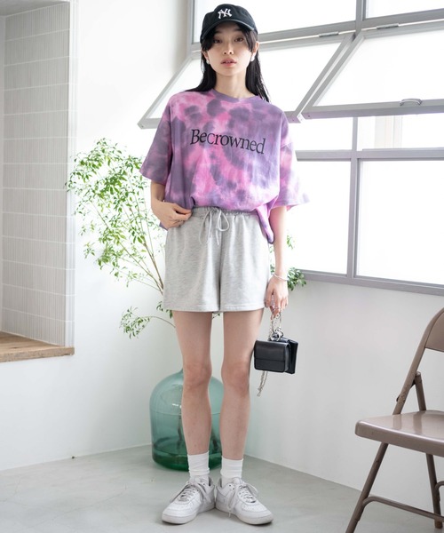 WEGO(ウィゴー)の「WEGO/タイダイBIGTシャツ(Tシャツ/カットソー・レディース・ブルー/グリーン/パープル・FREE)」の8枚目の写真