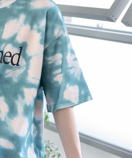 WEGO(ウィゴー)の「WEGO/タイダイBIGTシャツ(Tシャツ/カットソー・レディース・ブルー/グリーン/パープル・FREE)」の10枚目の写真