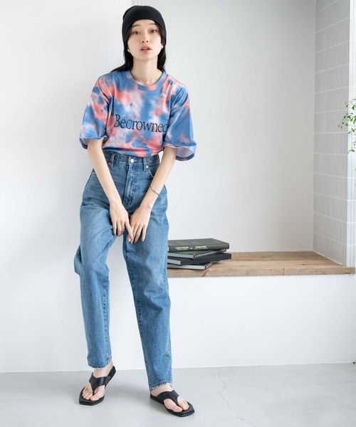 WEGO(ウィゴー)の「WEGO/タイダイBIGTシャツ(Tシャツ/カットソー・レディース・ブルー/グリーン/パープル・FREE)」の12枚目の写真