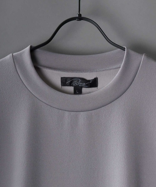 SITRY(シトリー)の「Cut georgette cloth switching T-shirt /カット ジョーゼット 布帛切り替え Tシャツ(Tシャツ/カットソー・メンズ・ブラック系その他/ブルー系その他/ベージュ/グレー/ブラック・M/L)」の6枚目の写真