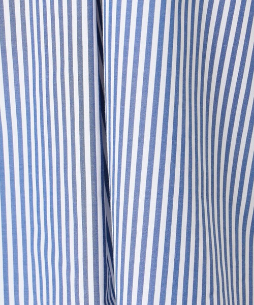 NOLLEY’S Sophi(ノーリーズソフィ)の「パール釦スキッパーシャツ(シャツ/ブラウス・レディース・ホワイト系その他4/サックスブルー/ホワイト・38)」の7枚目の写真