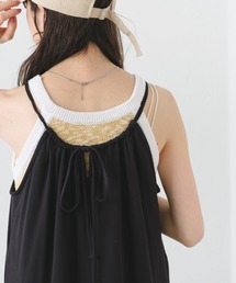 Kastane | 【サイズ展開あり/WEB限定】カットギャザーキャミワンピース(ワンピース)