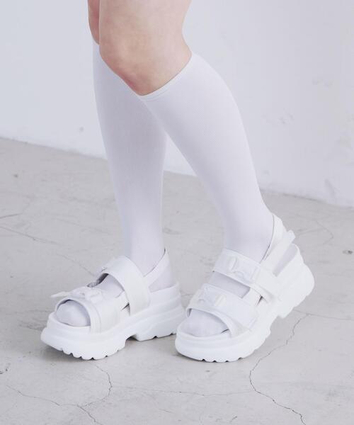 Figments(フィグメンツ)の「ボリュームソールサンダル(サンダル・レディース・ブラック/ホワイト・SMALL/MEDIUM)」の8枚目の写真