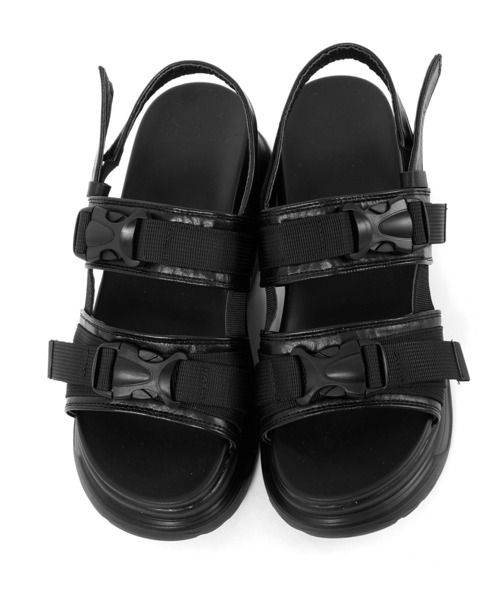 Figments(フィグメンツ)の「ボリュームソールサンダル(サンダル・レディース・ブラック/ホワイト・SMALL/MEDIUM)」の19枚目の写真