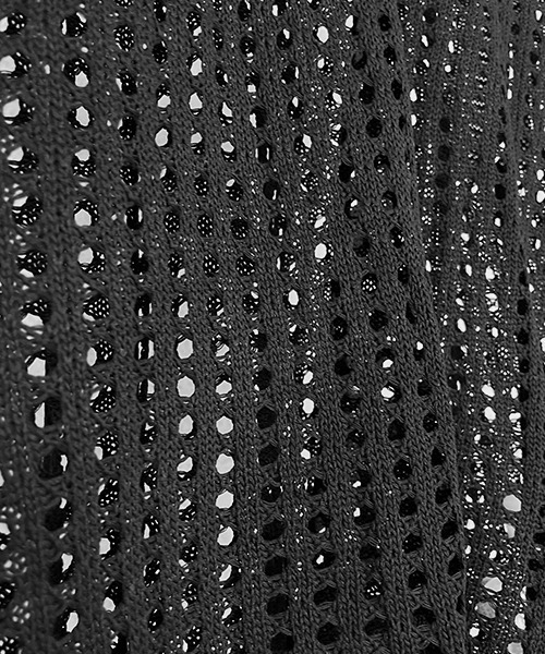 SEN TOKYO（セントーキョー）の「アクセサリー感覚でスタイリングにプラス！Vネックニットメッシュベスト（ベスト・レディース・ホワイト/ブラウン/アイボリー/ブラック・FREE）」の17枚目の写真