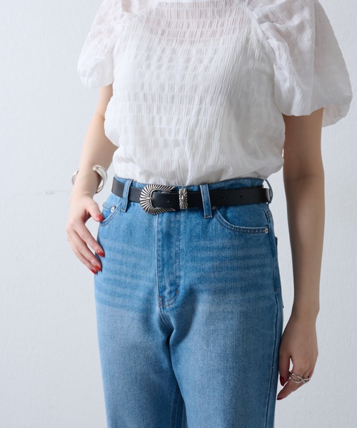 COLONY 2139（コロニートゥーワンスリーナイン）の「ウエスタンベルト　M（ベルト・レディース・ブラック・FREE）」の10枚目の写真