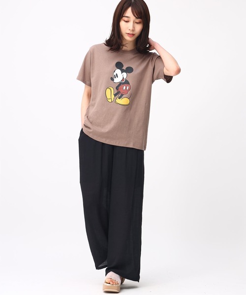 AnNet（アネット）の「【楽ちんウエストゴム】まるでリネン レーヨン ワイドパンツ（その他パンツ・レディース・ブラック/ブルー/ピンク・4L/5L/3L）」の5枚目の写真