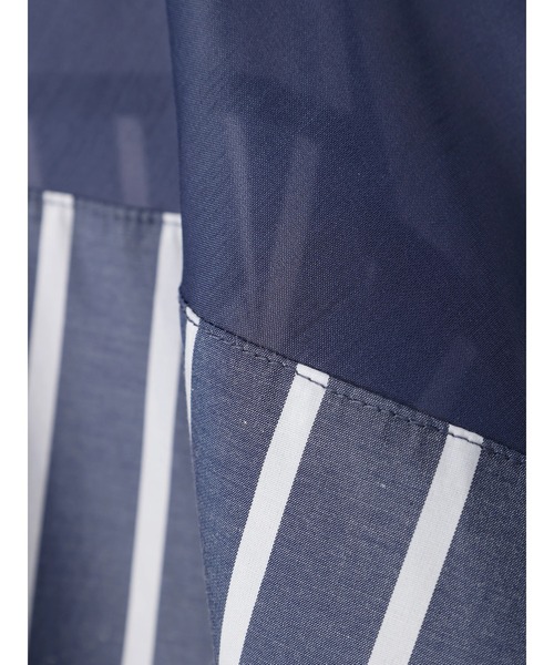 AMERICAN HOLIC（アメリカンホリック）の「ショルダーシアーポンチョシャツチュニック（チュニック・レディース・サックスブルー/オフホワイト/ネイビー・M/L）」の14枚目の写真