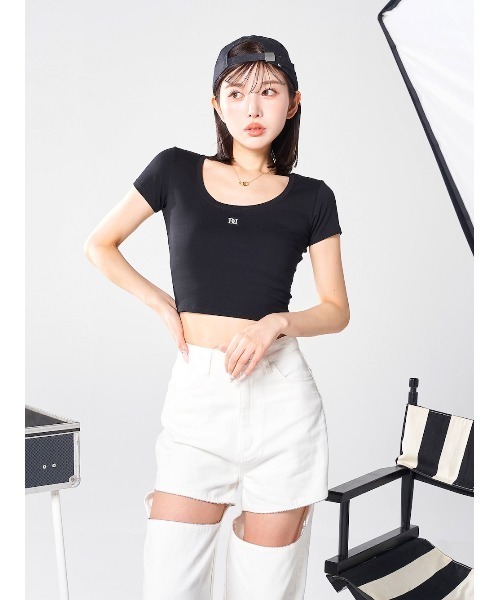 Darich（ダーリッチ）の「DDクロップTシャツ（Tシャツ