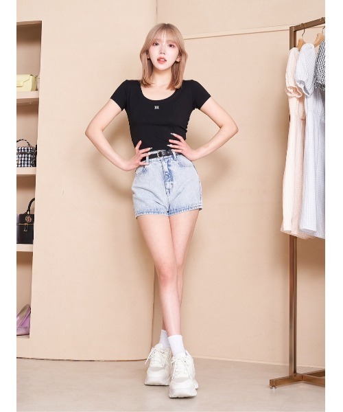 DDクロップTシャツ（Tシャツ/カットソー）｜Darich（ダーリッチ