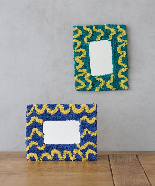 BIRTHDAY BAR（バースデイバー）の「タフティングミラー うねうね（ミラー・レディース・ブルー/グリーン・フリー）」の10枚目の写真