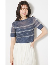 フィットリブニットカーディガン