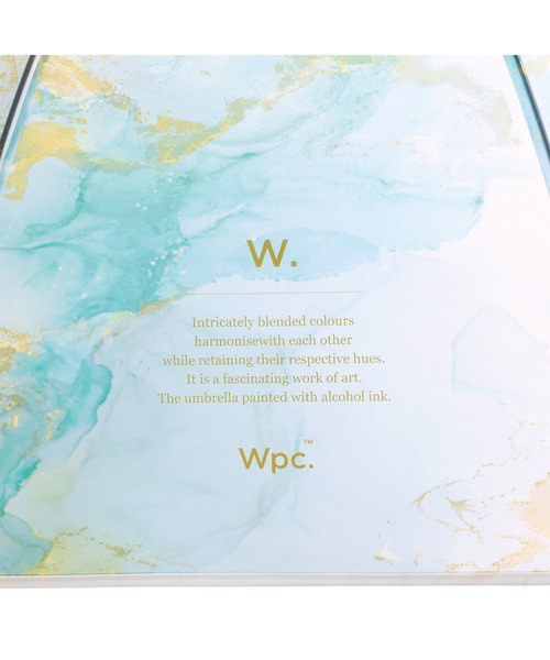 Wpc.（ダブリュピーシー）の「［ビニール傘］インクアートアンブレラ 雨傘 長傘 Wpc.（長傘・レディース・ピンク/ブルー/ブラウン/スカイブルー・FREE）」の6枚目の写真