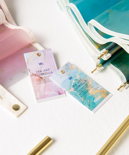 Wpc.（ダブリュピーシー）の「［ビニール傘］インクアートアンブレラ 雨傘 長傘 Wpc.（長傘・レディース・ピンク/ブルー/ブラウン/スカイブルー・FREE）」の14枚目の写真