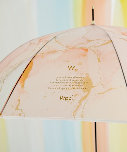 Wpc.（ダブリュピーシー）の「［ビニール傘］インクアートアンブレラ 雨傘 長傘 Wpc.（長傘・レディース・ピンク/ブルー/ブラウン/スカイブルー・FREE）」の21枚目の写真