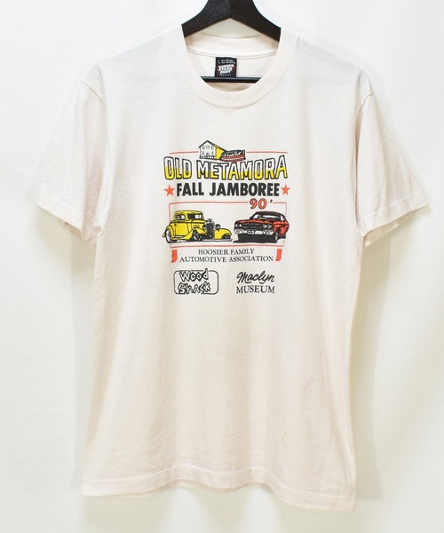 VINTAGE（ヴィンテージ）の「【ヴィンテージ古着】90's ヴィンテージプリントTシャツ USA製 OLD METAMORA FALL JAMBOREE 車（Tシャツ/カットソー・メンズ・ホワイト・LARGE）」の12枚目の写真