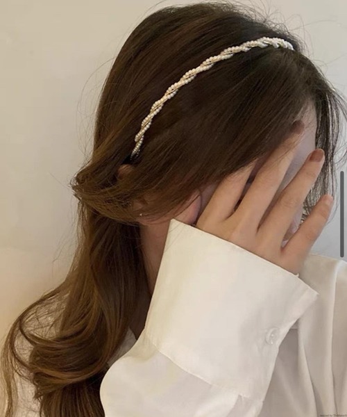 TONE SELECT GOODS(トーンセレクトグッズ)の「pur chouchou/パールカチューシャ P4096(カチューシャ・レディース・その他4/その他3/その他2/その他1/その他5/その他6・FREE)」の7枚目の写真