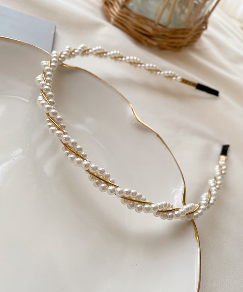 TONE SELECT GOODS(トーンセレクトグッズ)の「pur chouchou/パールカチューシャ P4096(カチューシャ・レディース・その他4/その他3/その他2/その他1/その他5/その他6・FREE)」の8枚目の写真