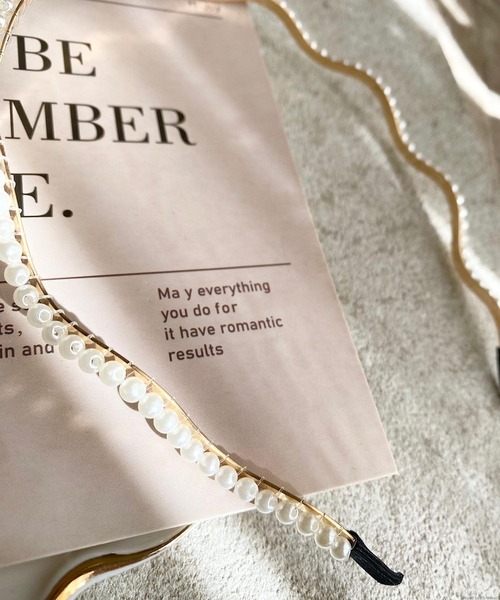 TONE SELECT GOODS(トーンセレクトグッズ)の「pur chouchou/パールカチューシャ P4096(カチューシャ・レディース・その他4/その他3/その他2/その他1/その他5/その他6・FREE)」の14枚目の写真