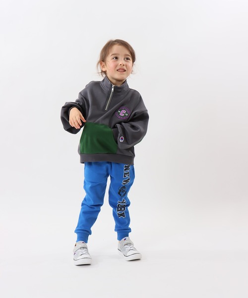 セール】【Champion/チャンピオン】キッズ ハーフジップ