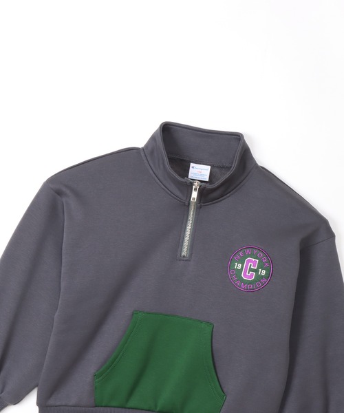 セール】【Champion/チャンピオン】キッズ ハーフジップ