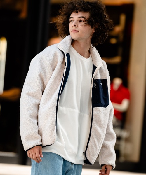 OUTDOOR PRODUCTS/アウトドアプロダクツ】防風 ボアスタンドカラ