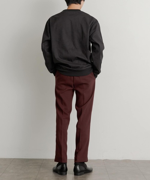 SENSE OF PLACE by URBAN RESEARCH(センスオブプレイスバイアーバンリサーチ)の「ハードツイルセンタープレスストレートパンツ(その他パンツ・メンズ・ブラック/ブラウン/ボルドー/グレー・LARGE/MEDIUM)」の18枚目の写真