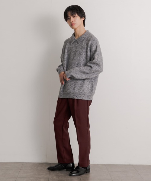 SENSE OF PLACE by URBAN RESEARCH（センスオブプレイスバイアーバンリサーチ）の「ハードツイルセンタープレスストレートパンツ（その他パンツ・メンズ・ブラック/ブラウン/ボルドー/グレー・LARGE/MEDIUM）」の19枚目の写真