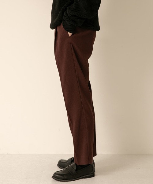 SENSE OF PLACE by URBAN RESEARCH（センスオブプレイスバイアーバンリサーチ）の「ハードツイルセンタープレスストレートパンツ（その他パンツ・メンズ・ブラック/ブラウン/ボルドー/グレー・LARGE/MEDIUM）」の17枚目の写真