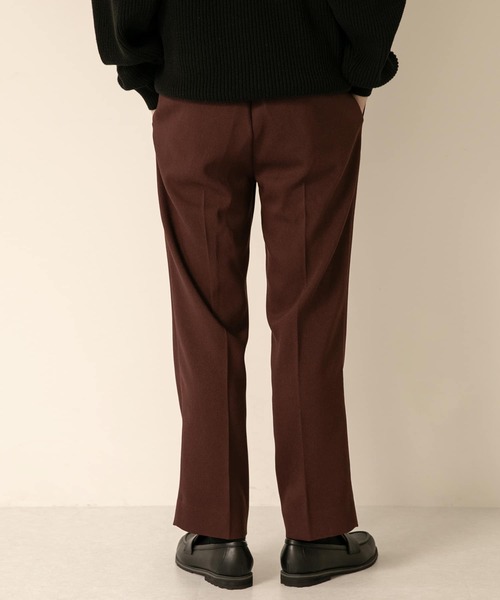 SENSE OF PLACE by URBAN RESEARCH（センスオブプレイスバイアーバンリサーチ）の「ハードツイルセンタープレスストレートパンツ（その他パンツ・メンズ・ブラック/ブラウン/ボルドー/グレー・LARGE/MEDIUM）」の16枚目の写真