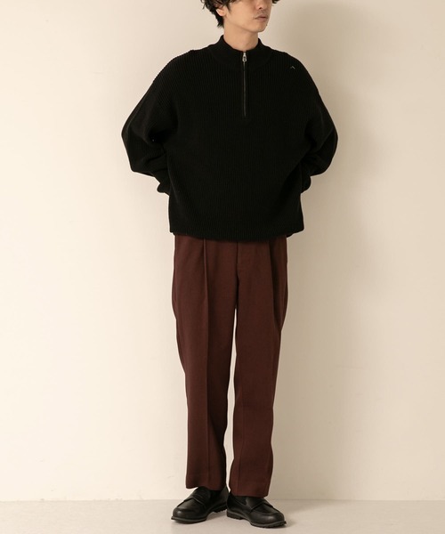 SENSE OF PLACE by URBAN RESEARCH（センスオブプレイスバイアーバンリサーチ）の「ハードツイルセンタープレスストレートパンツ（その他パンツ・メンズ・ブラック/ブラウン/ボルドー/グレー・LARGE/MEDIUM）」の15枚目の写真