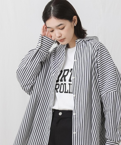 Gready Brilliant（グレディブリリアン）の「ＮＯＲＴＨロゴTシャツ（Tシャツ/カットソー・レディース・オフホワイト/チャコールグレー・38）」の2枚目の写真