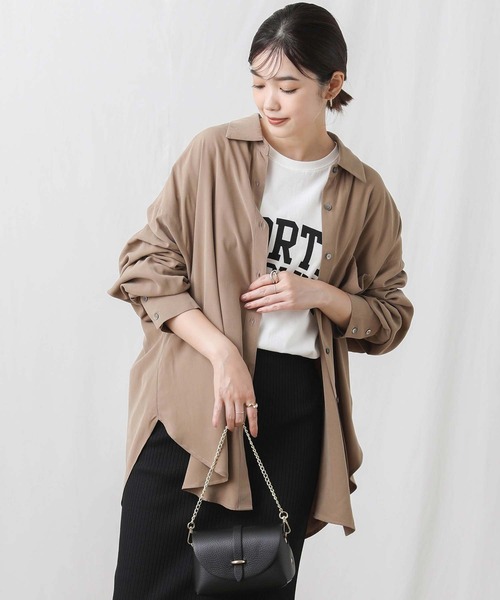 Gready Brilliant（グレディブリリアン）の「ＮＯＲＴＨロゴTシャツ（Tシャツ/カットソー・レディース・オフホワイト/チャコールグレー・38）」の20枚目の写真