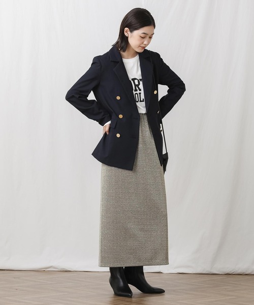 Gready Brilliant（グレディブリリアン）の「ＮＯＲＴＨロゴTシャツ（Tシャツ/カットソー・レディース・オフホワイト/チャコールグレー・38）」の8枚目の写真