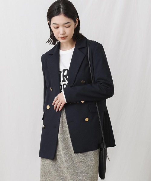 Gready Brilliant（グレディブリリアン）の「ＮＯＲＴＨロゴTシャツ（Tシャツ/カットソー・レディース・オフホワイト/チャコールグレー・38）」の9枚目の写真