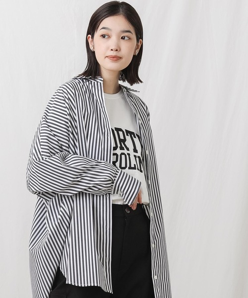 Gready Brilliant（グレディブリリアン）の「ＮＯＲＴＨロゴTシャツ（Tシャツ/カットソー・レディース・オフホワイト/チャコールグレー・38）」の6枚目の写真