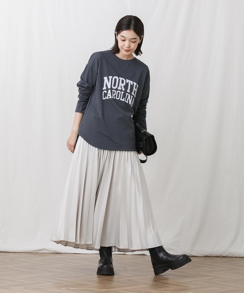 Gready Brilliant（グレディブリリアン）の「ＮＯＲＴＨロゴTシャツ（Tシャツ/カットソー・レディース・オフホワイト/チャコールグレー・38）」の21枚目の写真