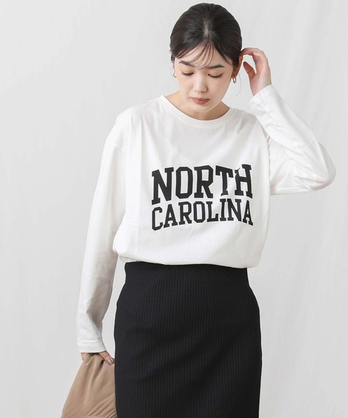 Gready Brilliant（グレディブリリアン）の「ＮＯＲＴＨロゴTシャツ（Tシャツ/カットソー・レディース・オフホワイト/チャコールグレー・38）」の15枚目の写真