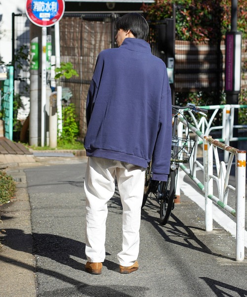RVCA(ルーカ)の「RVCA メンズ SCRIPT ZIP トレーナー【2023年秋冬モデル】/ルーカセットアップ対応スクリプトブランドロゴハーフZIPトレーナー(スウェット・メンズ・ブラック/ブルー系その他/グレー・MEDIUM/X-LARGE/LARGE/SMALL)」の19枚目の写真