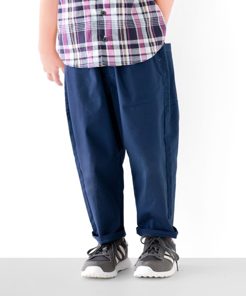 L.COPECK(エルコペック)の「デニムシェフパンツ(デニムパンツ・キッズ・ネイビー/カーキ/ベージュ/ダークネイビー・120cm/100cm/110cm/130cm/140cm/90cm)」の4枚目の写真