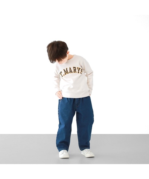 L.COPECK(エルコペック)の「デニムシェフパンツ(デニムパンツ・キッズ・ネイビー/カーキ/ベージュ/ダークネイビー・120cm/100cm/110cm/130cm/140cm/90cm)」の9枚目の写真