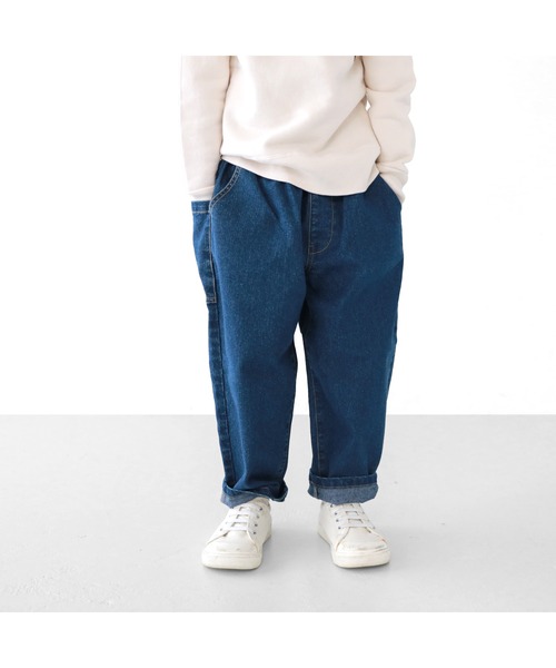 L.COPECK(エルコペック)の「デニムシェフパンツ(デニムパンツ・キッズ・ネイビー/カーキ/ベージュ/ダークネイビー・120cm/100cm/110cm/130cm/140cm/90cm)」の10枚目の写真