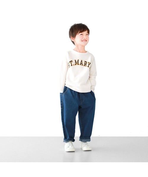 L.COPECK(エルコペック)の「デニムシェフパンツ(デニムパンツ・キッズ・ネイビー/カーキ/ベージュ/ダークネイビー・120cm/100cm/110cm/130cm/140cm/90cm)」の11枚目の写真